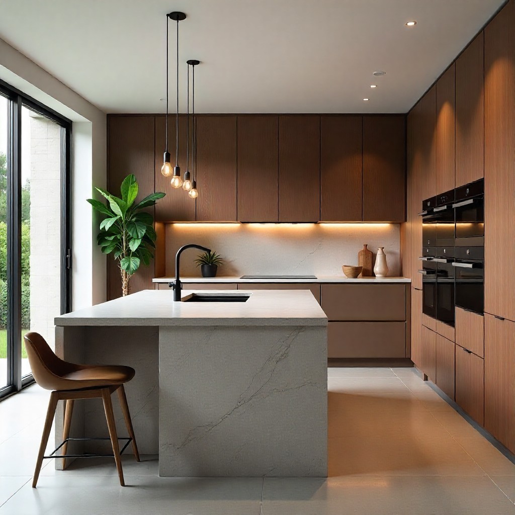 Sophisticated modern kitchen design