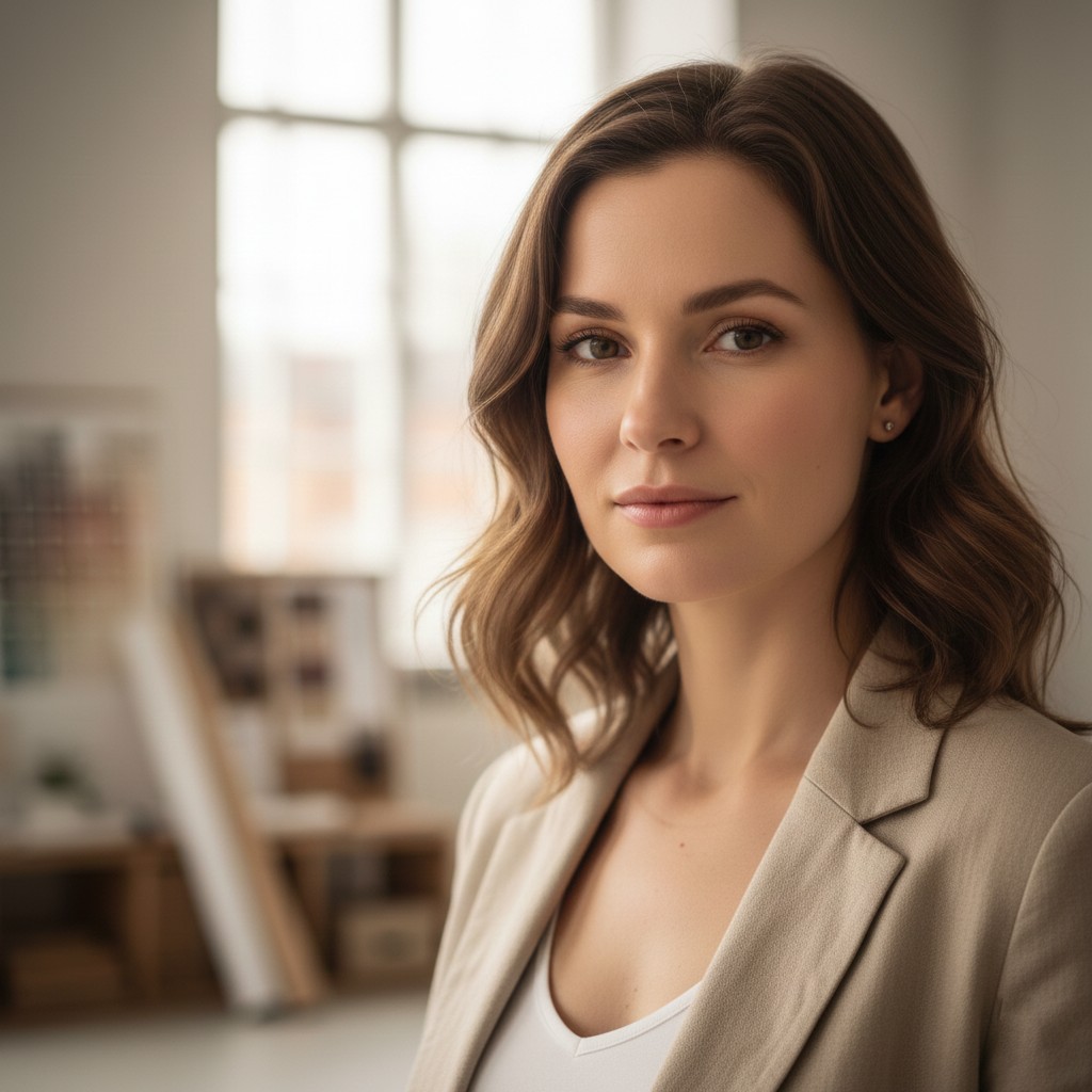 Interior designer team member portrait